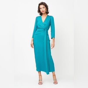 Fresha Elegant Teal Maxi Dress